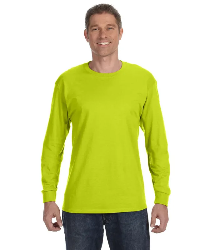 Gildan Adult Heavy Cotton Long-Sleeve T-Shirt — view 22
