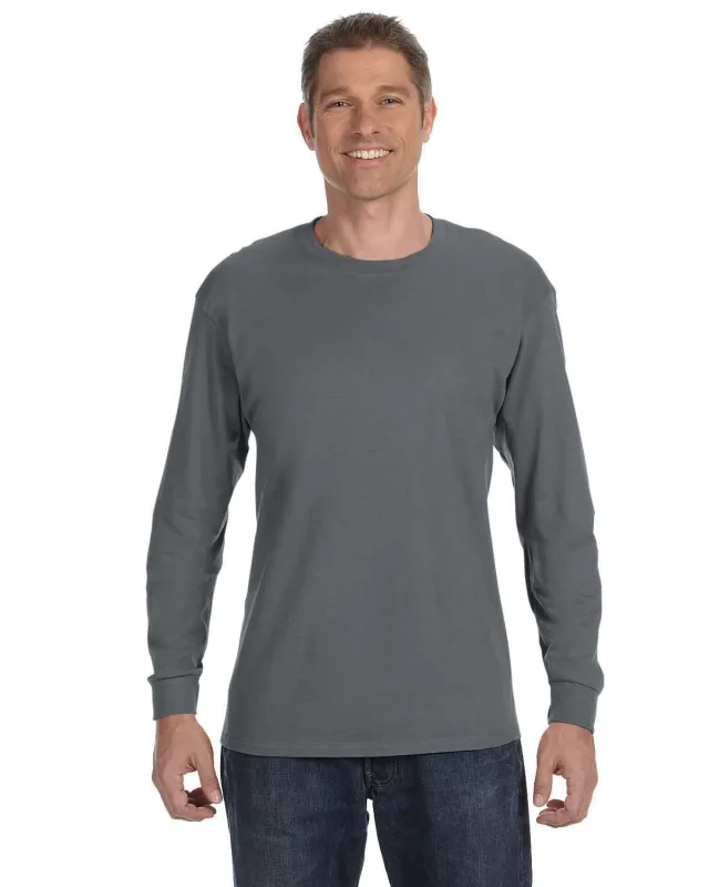 Gildan Adult Heavy Cotton Long-Sleeve T-Shirt — view 25
