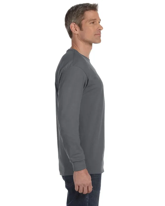 Gildan Adult Heavy Cotton Long-Sleeve T-Shirt — view 27