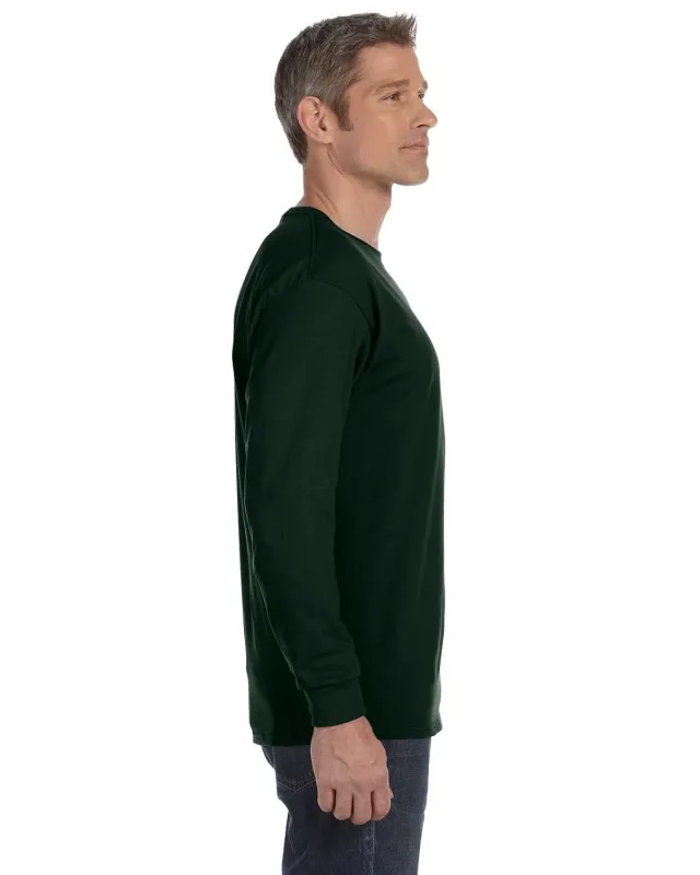 Gildan Adult Heavy Cotton Long-Sleeve T-Shirt — view 33