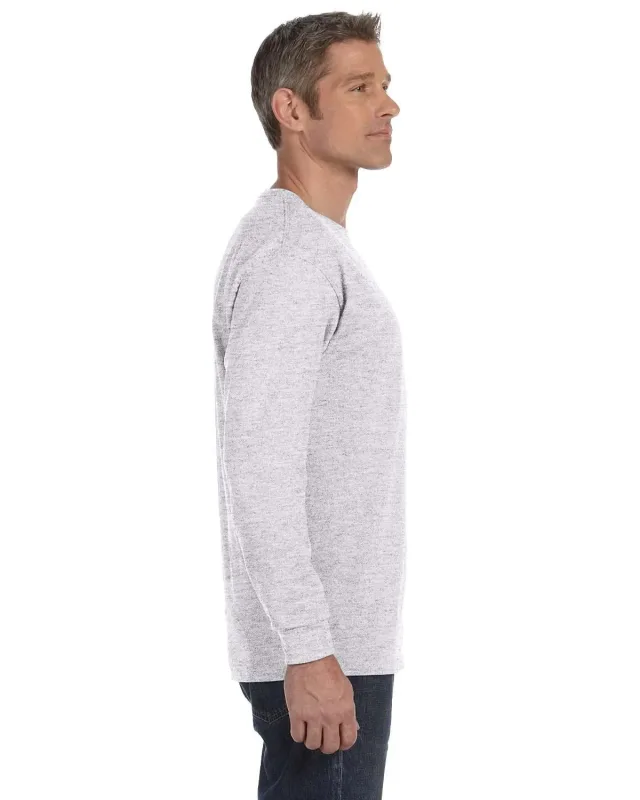 Gildan Adult Heavy Cotton Long-Sleeve T-Shirt — view 39