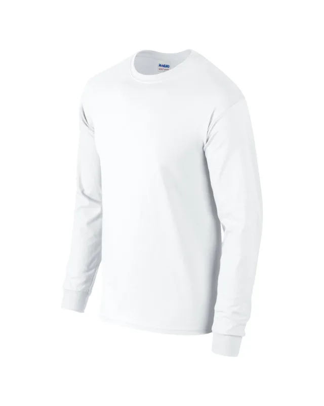 Gildan Adult Heavy Cotton Long-Sleeve T-Shirt — view 4
