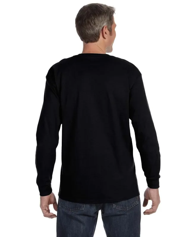 Gildan Adult Heavy Cotton Long-Sleeve T-Shirt — view 40