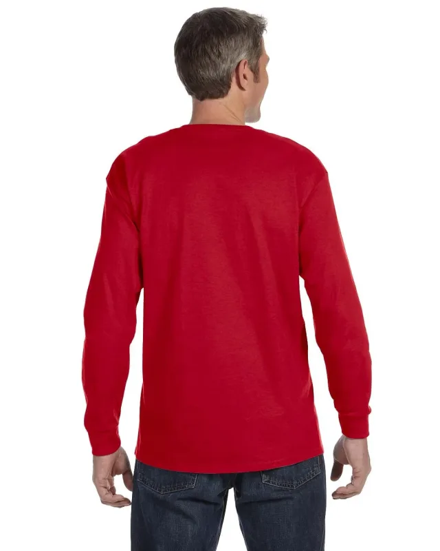 Gildan Adult Heavy Cotton Long-Sleeve T-Shirt — view 46