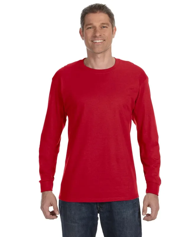 Gildan Adult Heavy Cotton Long-Sleeve T-Shirt — view 47