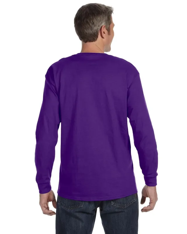 Gildan Adult Heavy Cotton Long-Sleeve T-Shirt — view 74