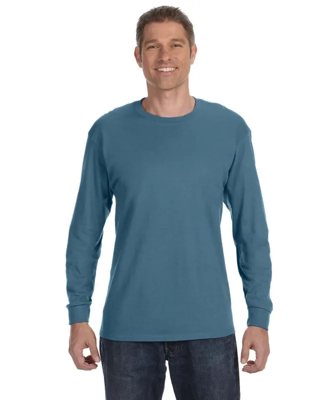 Gildan Adult Heavy Cotton Long-Sleeve T-Shirt — view 8