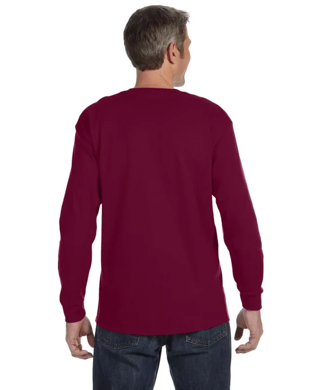 Gildan Adult Heavy Cotton Long-Sleeve T-Shirt — view 84