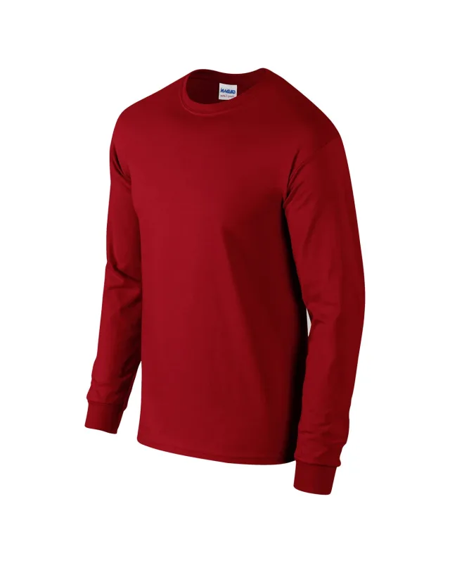 Gildan Adult Heavy Cotton Long-Sleeve T-Shirt — view 90