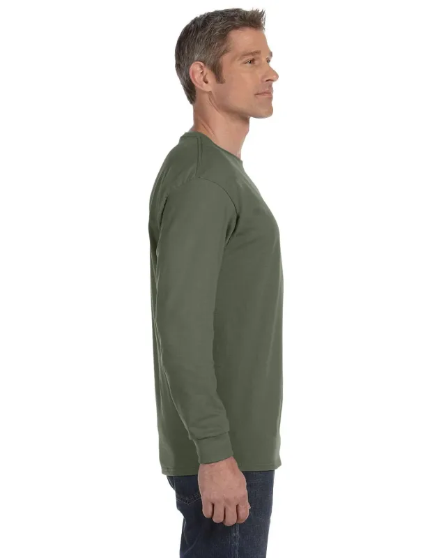 Gildan Adult Heavy Cotton Long-Sleeve T-Shirt — view 96