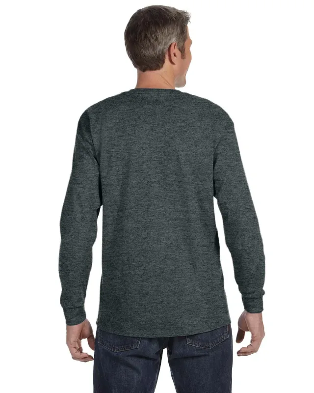 Gildan Adult Heavy Cotton Long-Sleeve T-Shirt — view 97