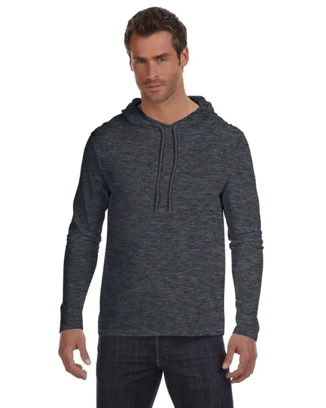 Gildan Adult Lightweight Long-Sleeve Hooded T-Shirt — view 22