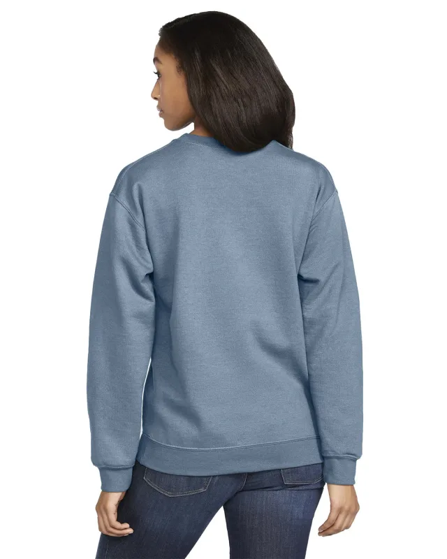 Gildan Adult Softstyle® Fleece Crew Sweatshirt — view 19