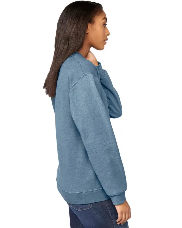 Gildan Adult Softstyle® Fleece Crew Sweatshirt — view 21