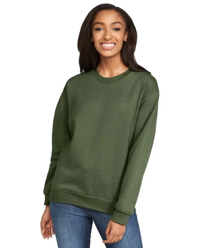 Gildan Adult Softstyle® Fleece Crew Sweatshirt — view 35