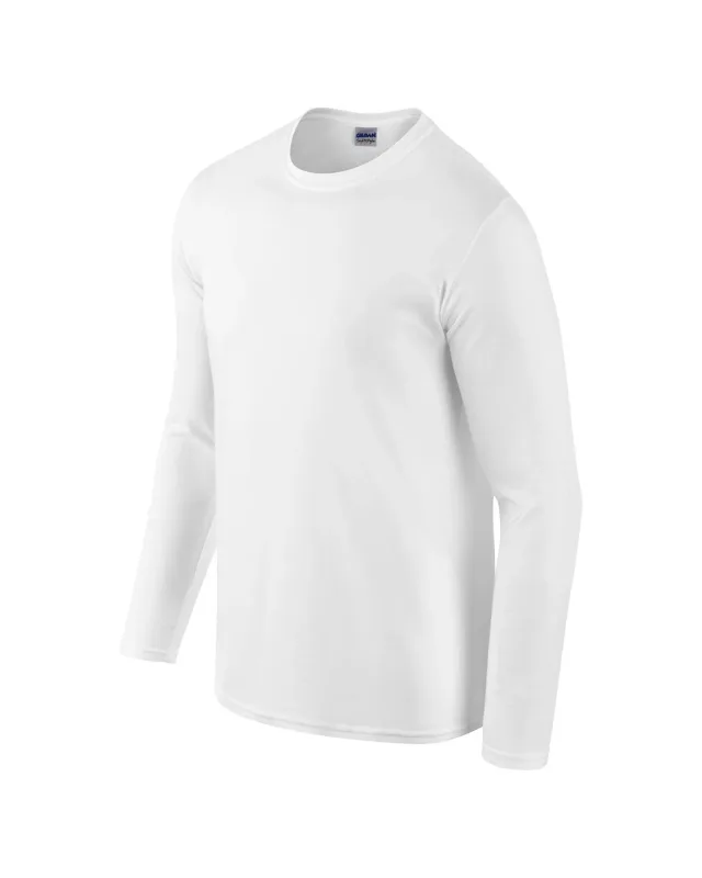 Gildan Adult Softstyle® Long-Sleeve T-Shirt — view 4