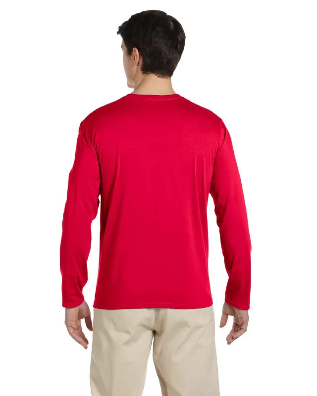 Gildan Adult Softstyle® Long-Sleeve T-Shirt — view 7