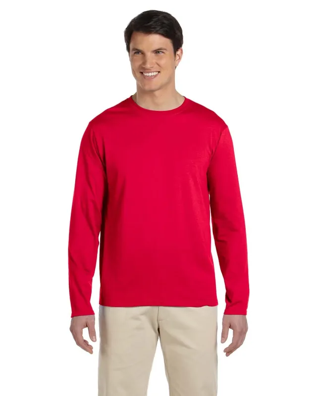 Gildan Adult Softstyle® Long-Sleeve T-Shirt — view 8