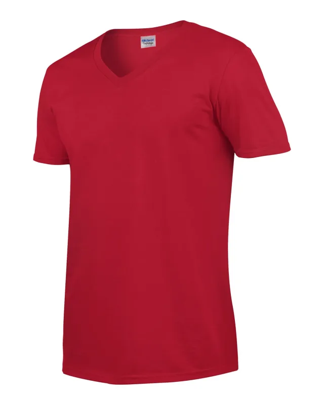 Gildan Adult Softstyle® V-Neck T-Shirt — view 10