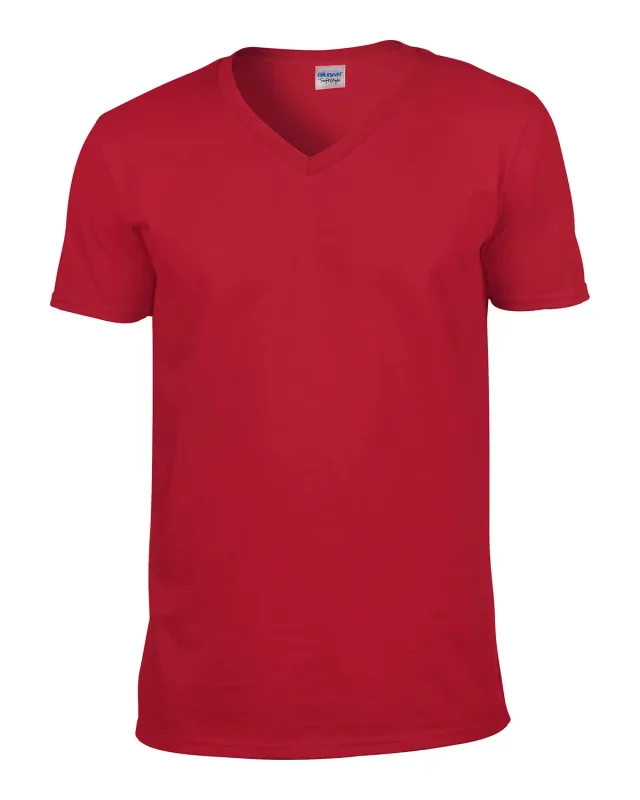 Gildan Adult Softstyle® V-Neck T-Shirt — view 11