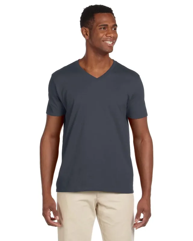 Gildan Adult Softstyle® V-Neck T-Shirt — view 17