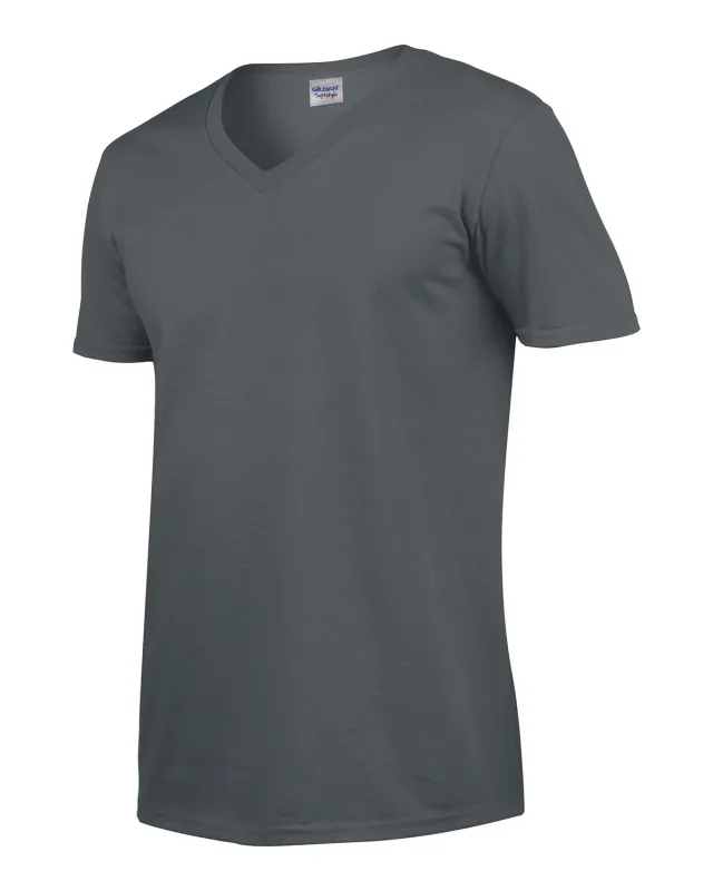 Gildan Adult Softstyle® V-Neck T-Shirt — view 19