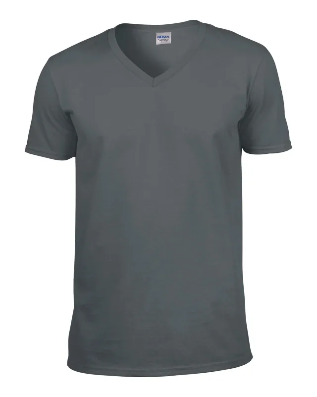 Gildan Adult Softstyle® V-Neck T-Shirt — view 20
