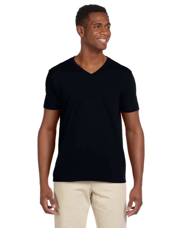 Gildan Adult Softstyle® V-Neck T-Shirt — view 23