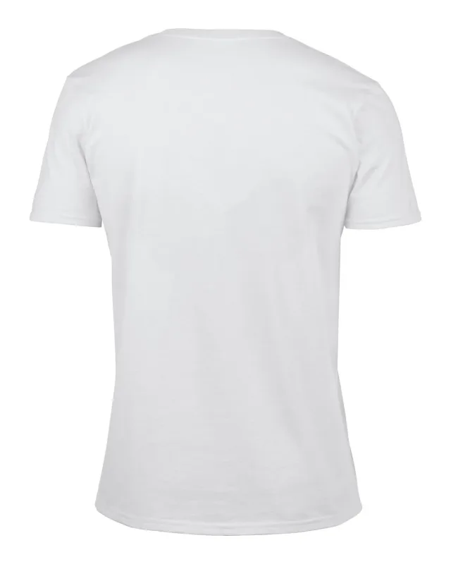 Gildan Adult Softstyle® V-Neck T-Shirt — view 3