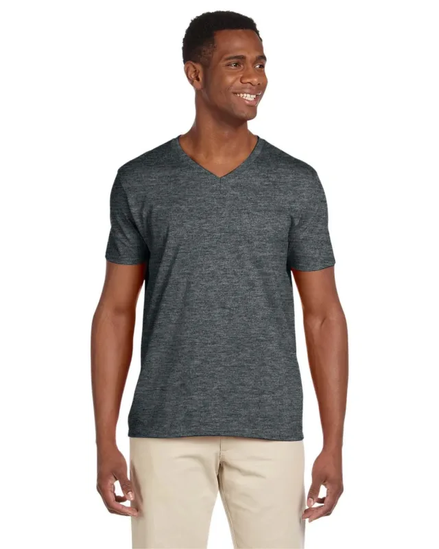 Gildan Adult Softstyle® V-Neck T-Shirt — view 38
