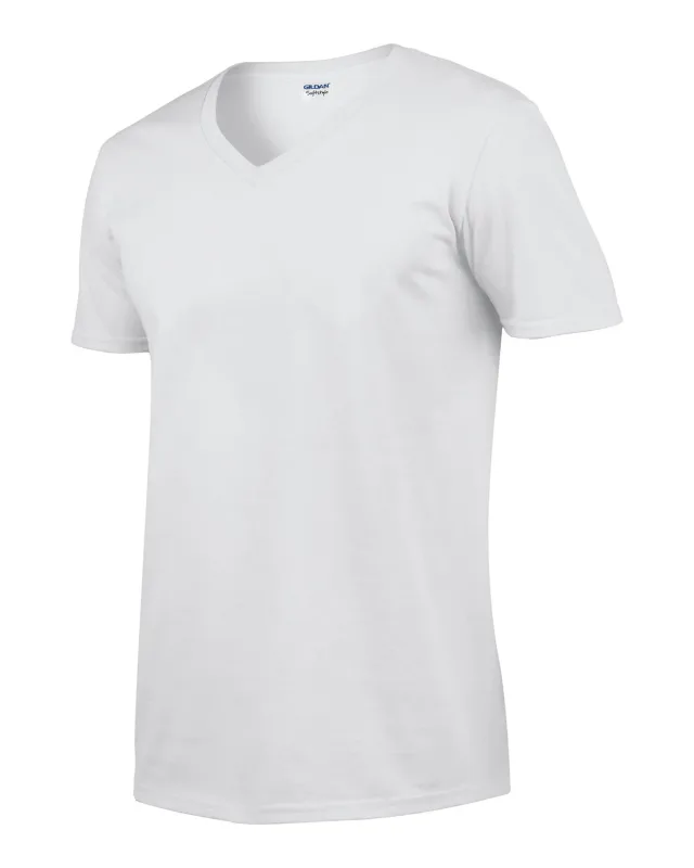 Gildan Adult Softstyle® V-Neck T-Shirt — view 4