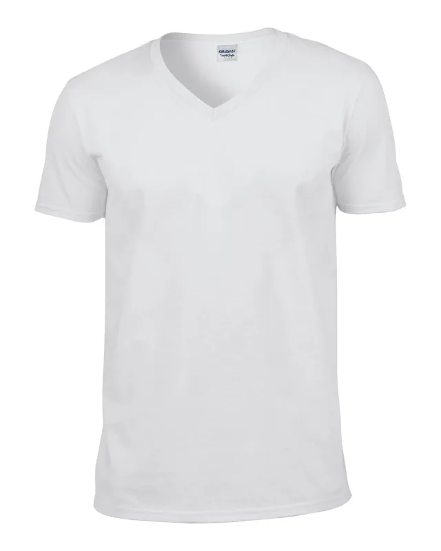 Gildan Adult Softstyle® V-Neck T-Shirt — view 5