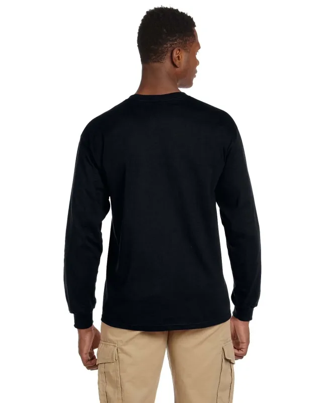 Gildan Adult Ultra Cotton® Long-Sleeve Pocket T-Shirt — view 12