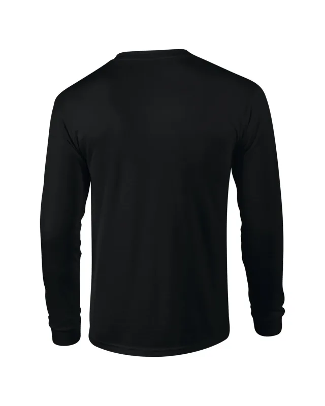 Gildan Adult Ultra Cotton® Long-Sleeve Pocket T-Shirt — view 14
