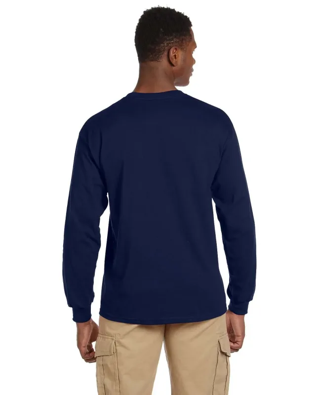 Gildan Adult Ultra Cotton® Long-Sleeve Pocket T-Shirt — view 17
