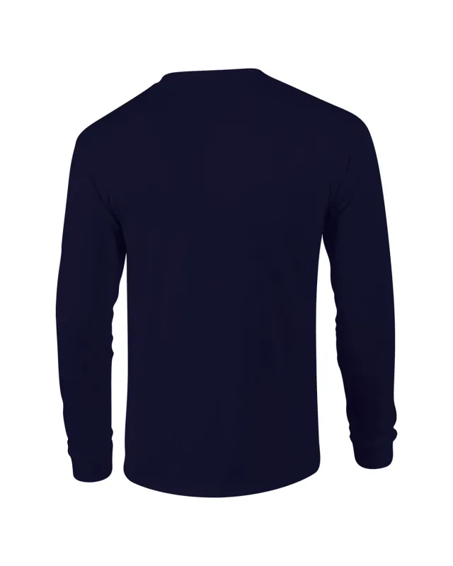 Gildan Adult Ultra Cotton® Long-Sleeve Pocket T-Shirt — view 19