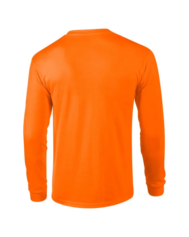 Gildan Adult Ultra Cotton® Long-Sleeve Pocket T-Shirt — view 24