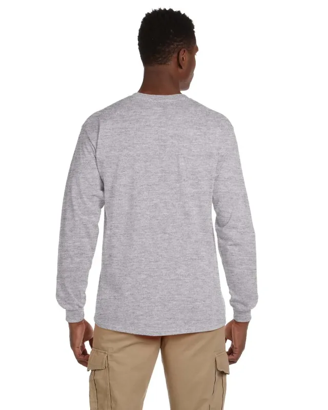 Gildan Adult Ultra Cotton® Long-Sleeve Pocket T-Shirt — view 27