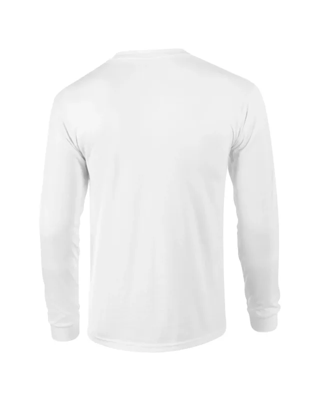 Gildan Adult Ultra Cotton® Long-Sleeve Pocket T-Shirt — view 3