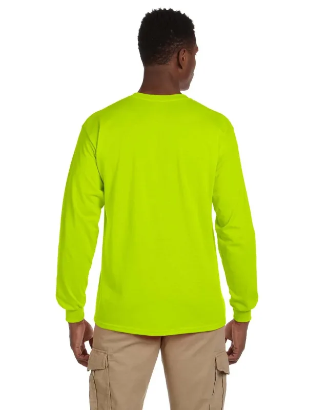 Gildan Adult Ultra Cotton® Long-Sleeve Pocket T-Shirt — view 7