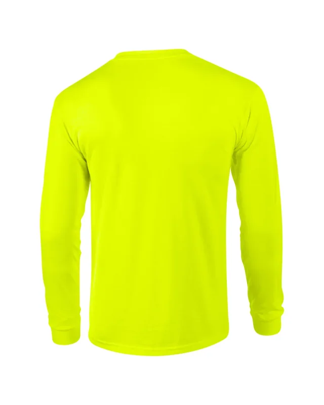 Gildan Adult Ultra Cotton® Long-Sleeve Pocket T-Shirt — view 9