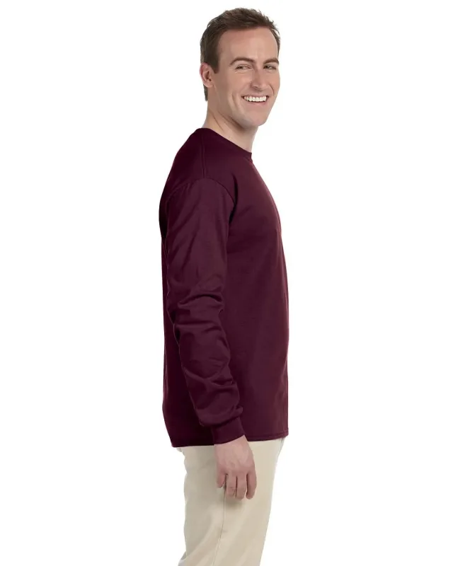 Gildan Adult Ultra Cotton® Long-Sleeve T-Shirt — view 100