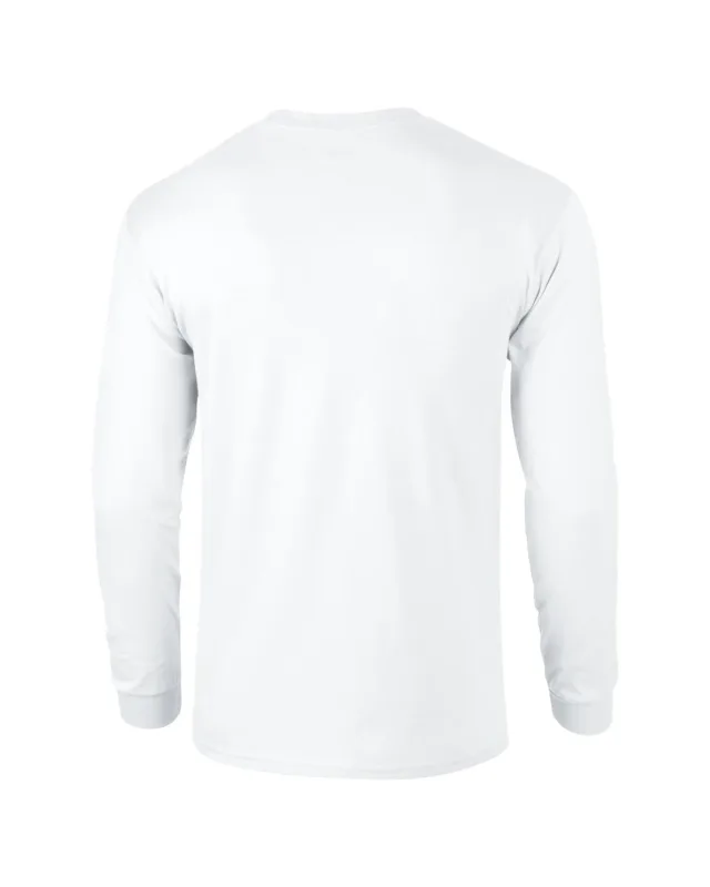 Gildan Adult Ultra Cotton® Long-Sleeve T-Shirt — view 3