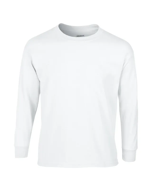 Gildan Adult Ultra Cotton® Long-Sleeve T-Shirt — view 4
