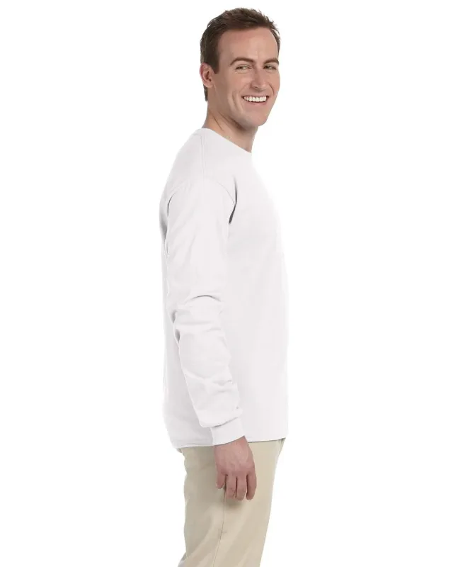 Gildan Adult Ultra Cotton® Long-Sleeve T-Shirt — view 5