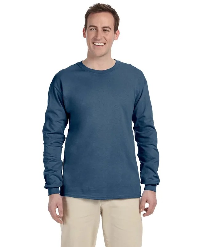Gildan Adult Ultra Cotton® Long-Sleeve T-Shirt — view 7