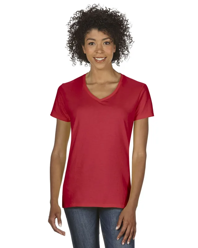 Gildan Ladies' Heavy Cotton V-Neck T-Shirt — view 14