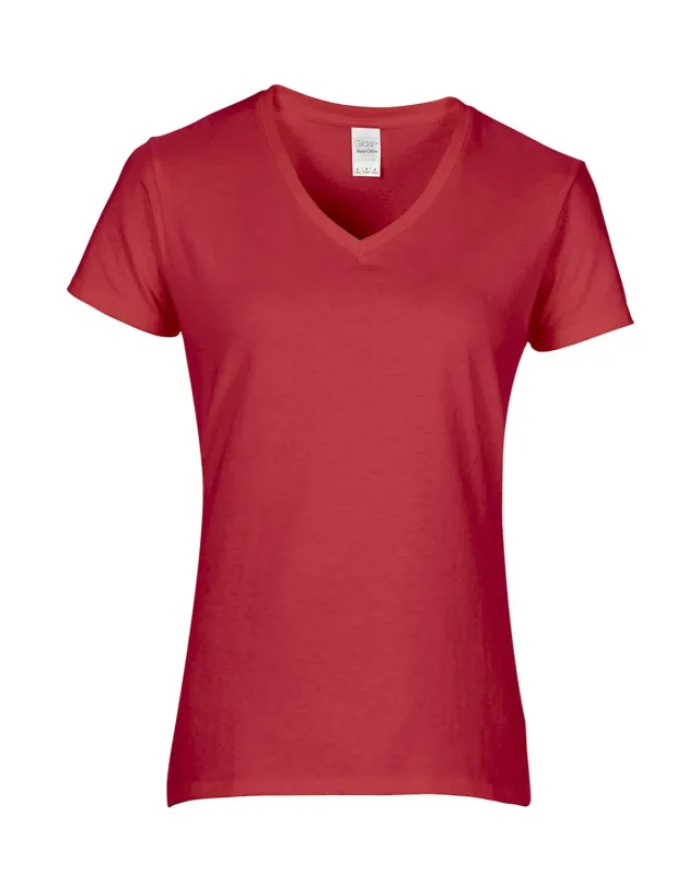 Gildan Ladies' Heavy Cotton V-Neck T-Shirt — view 16
