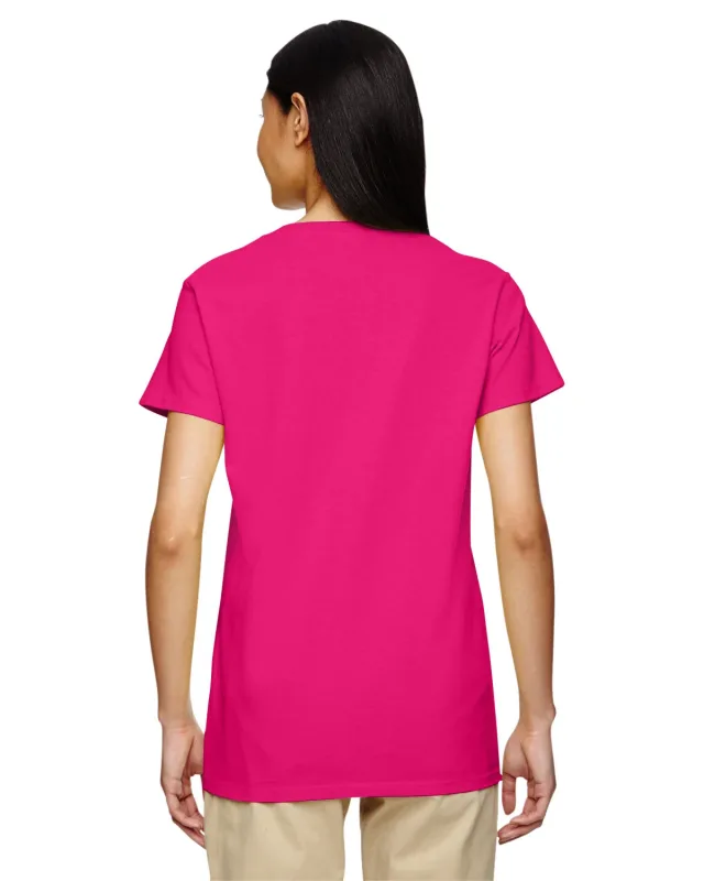 Gildan Ladies' Heavy Cotton V-Neck T-Shirt — view 18