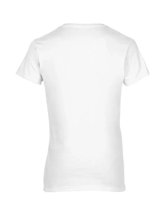 Gildan Ladies' Heavy Cotton V-Neck T-Shirt — view 2